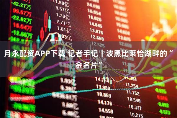月永配资APP下载 记者手记｜波黑比莱恰湖畔的“金名片”